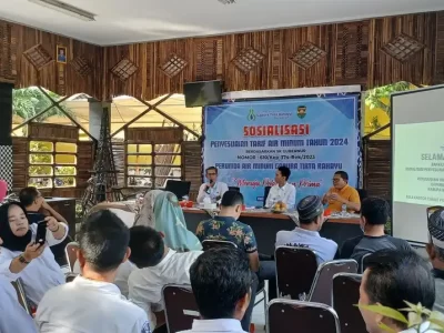 Sosialisasi penyesuaian tarif air minum tahun 2024 kepada pelanggan PDAM Purwakarta