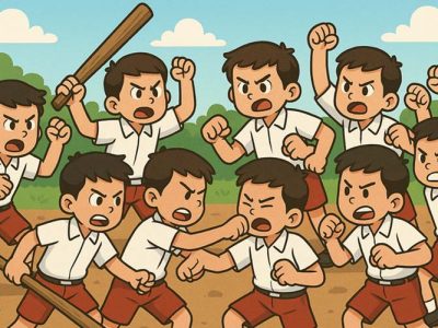 Tawuran pelajar SD