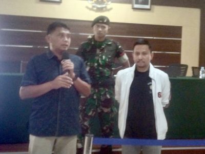 Kejari Cianjur saat jumpa pers kasus korupsi PJU Dishub