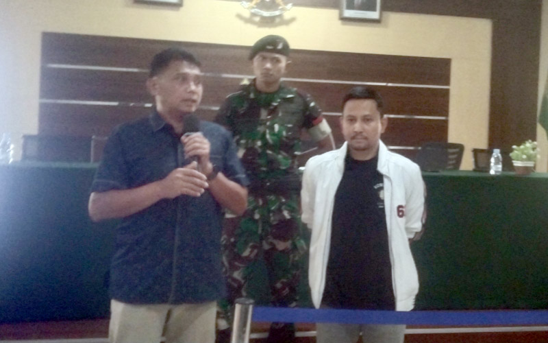 Kejari Cianjur saat jumpa pers kasus korupsi PJU Dishub