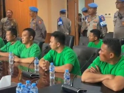 Pemeriksaan tujuh anggota Brimob