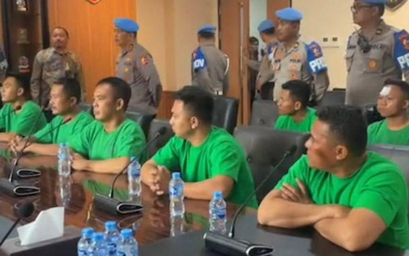 Pemeriksaan tujuh anggota Brimob