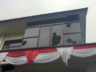 Kantor DPRD Kabupaten Ciamis rusak
