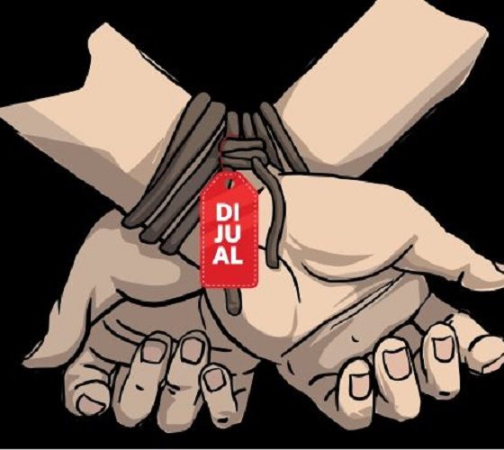 Ilustrasi perdagangan orang