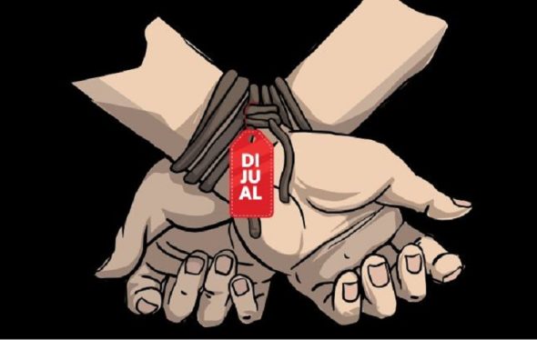 Ilustrasi perdagangan orang