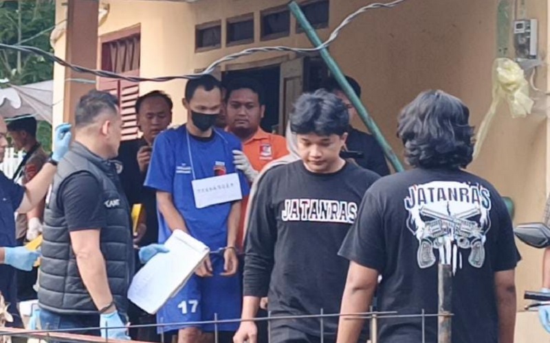 Rekonstruksi pembunuhan Dea Permata Karisma