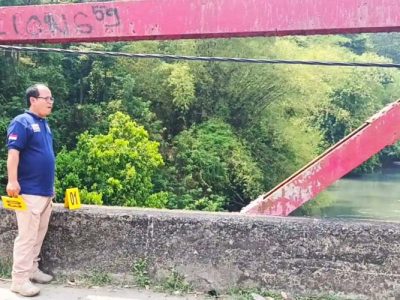 Olah TKP di jembatan merah Jatiluhur