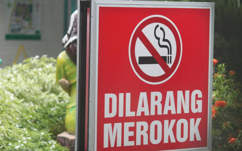 Plang dilarang merokok