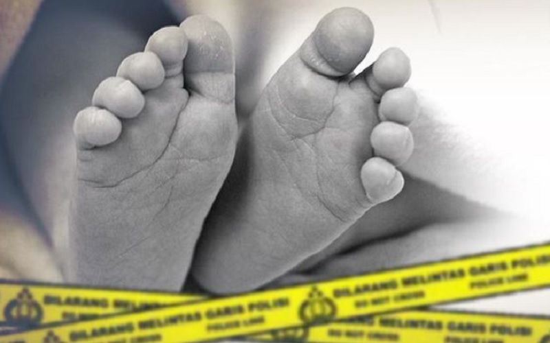 Ilustrasi mayat bayi