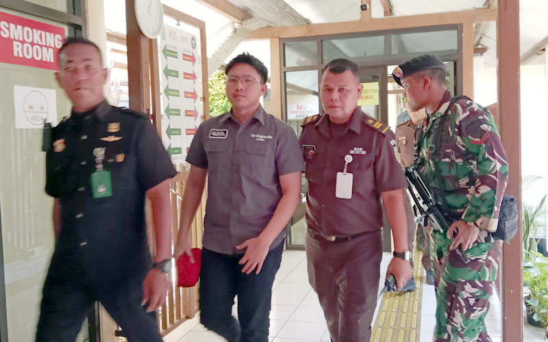 Terdakwa Adimas Firdaus alias Resbob