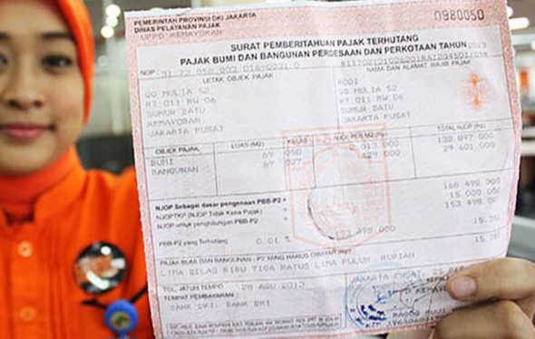 Ilustrasi pajak bumi dan bangunan