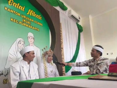 Nikah hemat di KUA Purwakarta