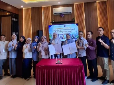 6.760 pekerja rentan di Depok kini mendapatkan perlindungan BPJS Ketenagakerjaan.