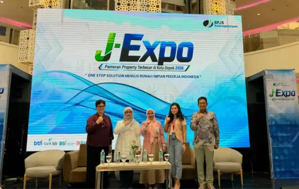 BPJS Ketenagakerjaan Depok program MLT di J-EXPO 2026
